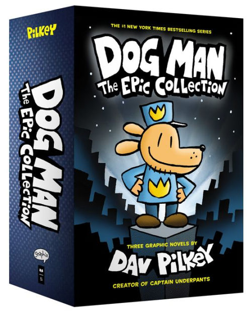Dog Man: The Epic Collection (Dog Man Series #1-3 Boxed Set) by Dav Pilkey,  Other Format