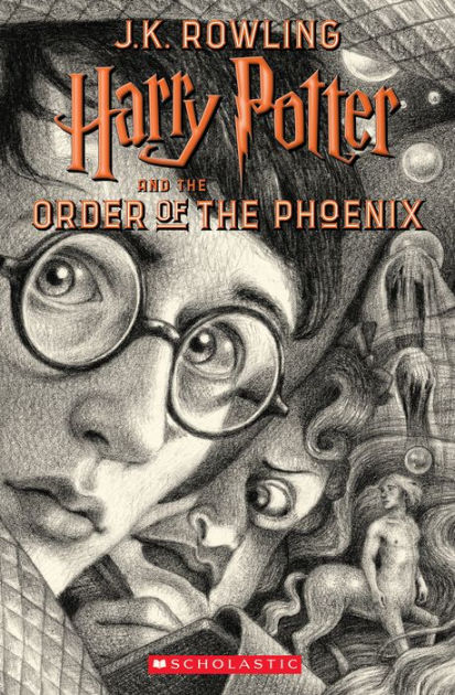 harry potter 5 book cover