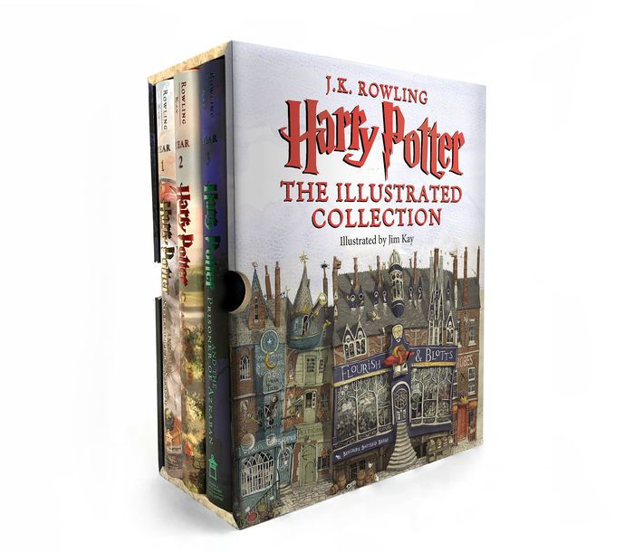 groet Nog steeds Beperken Harry Potter: The Illustrated Collection (Books 1-3 Boxed Set) by J. K.  Rowling, Jim Kay, Other Format | Barnes & Noble®