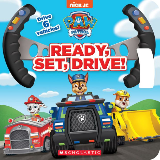 kobber plus Kilde Ready, Set, Drive! (PAW Patrol Drive the Vehicle Book) by Courtney Carbone,  Board Book | Barnes & Noble®