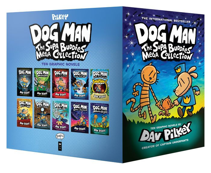 Dog Man: The Supa Buddies Mega Collection (Dog Man #1-10 Box Set