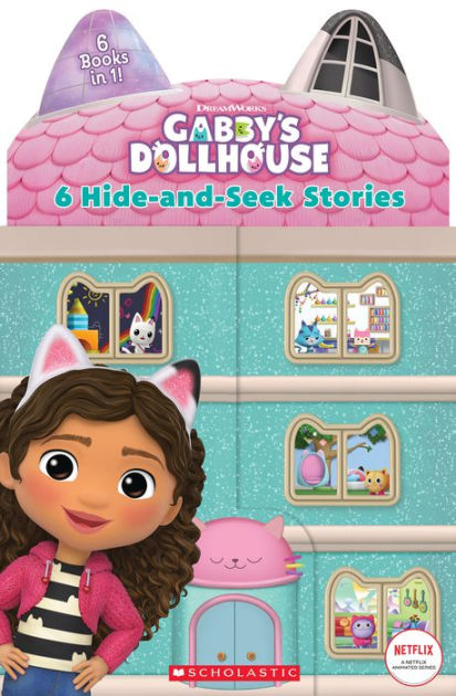 GABBY'S DOLLHOUSE Complete Set 6 Rooms KITCHEN BATH BED MUSIC PLAY CRAFT  NEW