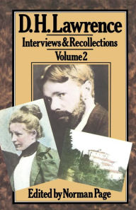 Title: D. H. Lawrence, Author: Norman Page