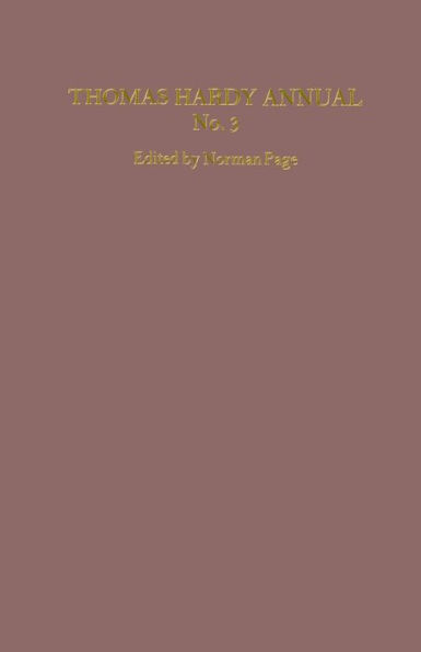 Thomas Hardy Annual No. 3