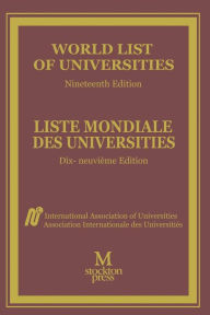 Title: World List of Universities / Liste Mondiale des Universites, Author: International Association of Universities