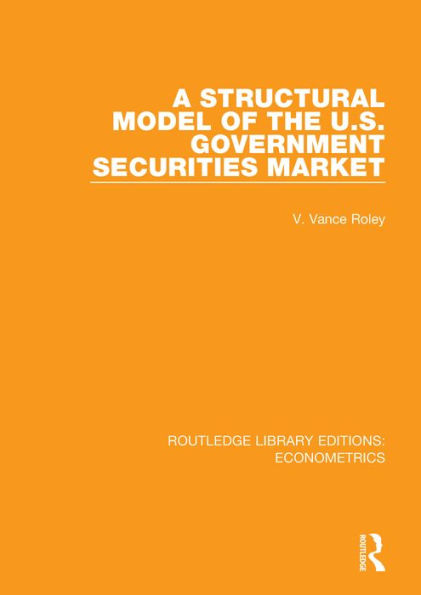 A Structural Model of the U.S. Government Securities Market