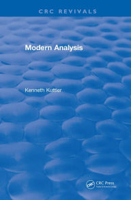 Title: Modern Analysis (1997), Author: Kenneth Kuttler