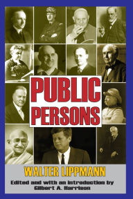 Title: Public Persons, Author: Walter Lippmann