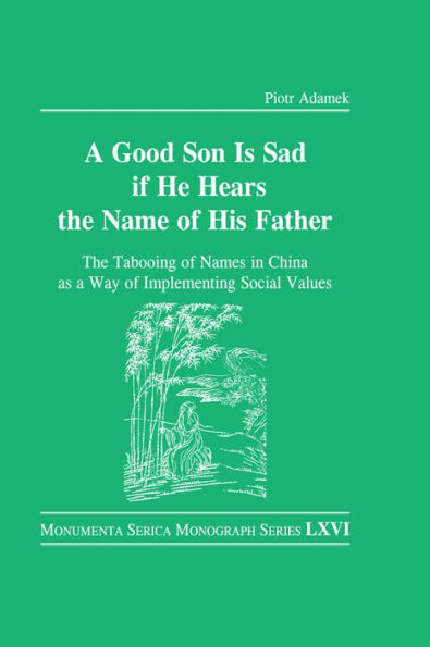 Good Son is Sad If He Hears the Name of His Father: The Tabooing of Names in China as a Way of Implementing Social Values