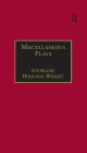 Miscellaneous Plays: Printed Writings 1641-1700: Series II, Part One, Volume 7
