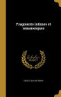 Fragments intimes et romanesques