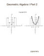 Geometric Algebra I Part 2