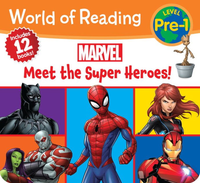 World of Reading Marvel Meet the Super Heroes! (Pre-Level 1 Boxed  Set)|Hardcover