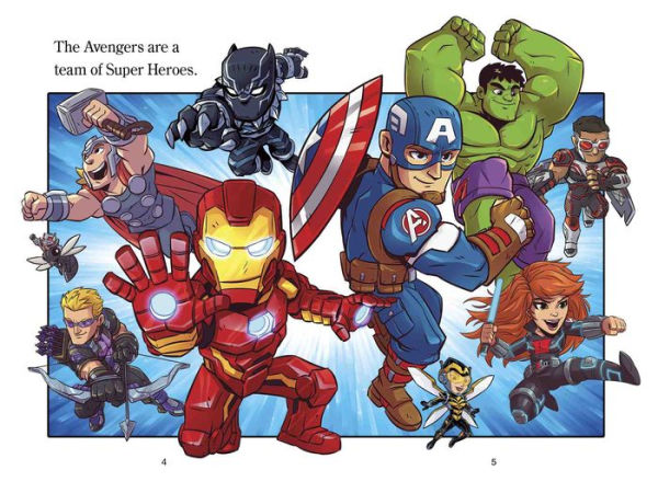Marvel Super Hero Adventures: These are the Avengers (World of Reading: Level 1)