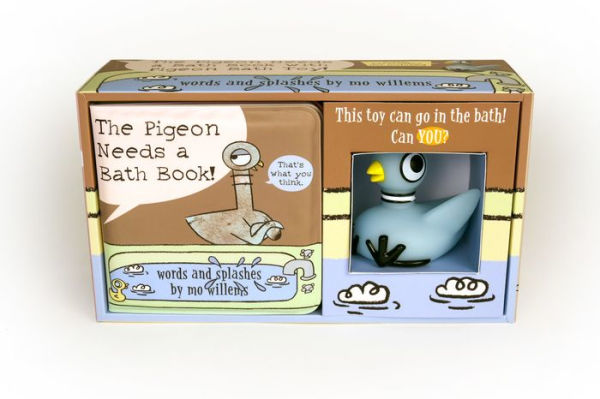 The Pigeon Needs a Bath Book! (with Pigeon Bath Toy!)