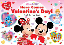 Alternative view 1 of Here Comes Valentine's Day!: A Lift-the-Flap Book (Disney Baby)