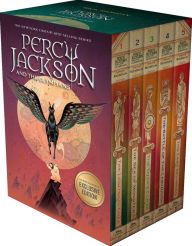 Title: Percy Jackson and the Olympians 5 Book Paperback Boxed Set (new covers) (B&N Exclusive Edition), Author: Rick Riordan