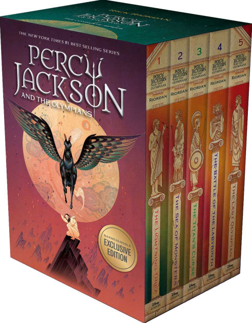 Percy Jackson and the Olympians 5 Book Paperback Boxed Set (new
