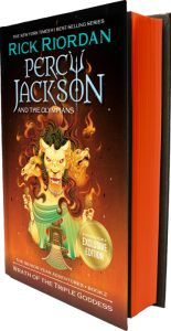 Wrath of the Triple Goddess (B&N Exclusive Edition) (Percy Jackson and the Olympians) Book Cover Image