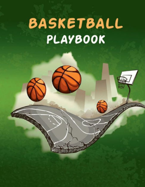 Basketball Playbook: 100 Pages Of Blank Basketball Court Diagrams ...