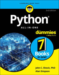 Title: Python All-in-One For Dummies, Author: John C. Shovic