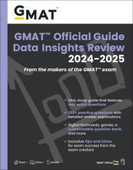 Title: GMAT Official Guide Data Insights Review 2024-2025: Book + Online Question Bank, Author: GMAC (Graduate Management Admission Council)