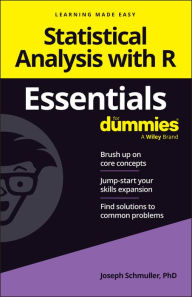 Title: Statistical Analysis with R Essentials For Dummies, Author: Joseph Schmuller