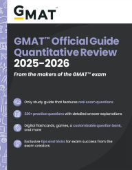 Title: GMAT Official Guide Quantitative Review 2025 - 2026: Book + Online Question Bank, Author: GMAC (Graduate Management Admission Council)