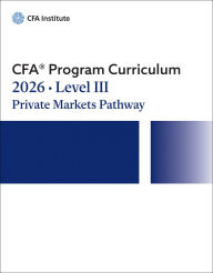 Title: 2026 CFA Program Curriculum Level III Private Markets Pathway Box Set, Author: CFA Institute