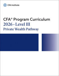 Title: 2026 CFA Program Curriculum Level III Private Wealth Pathway Box Set, Author: CFA Institute