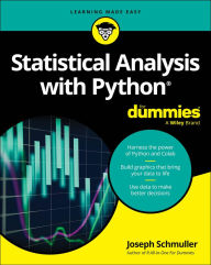 Title: Statistical Analysis with Python For Dummies, Author: Joseph Schmuller