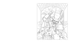 Alternative view 2 of The Ghoulish Horror Coloring Kit: Includes a 64-page book, 6 frameable colouring prints and 10 pencils