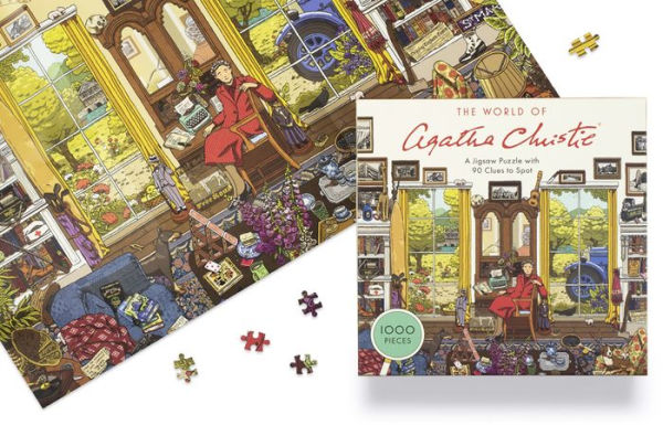 The World of Agatha Christie 1000 Piece Puzzle: 1000-piece Jigsaw with 90 clues to spot