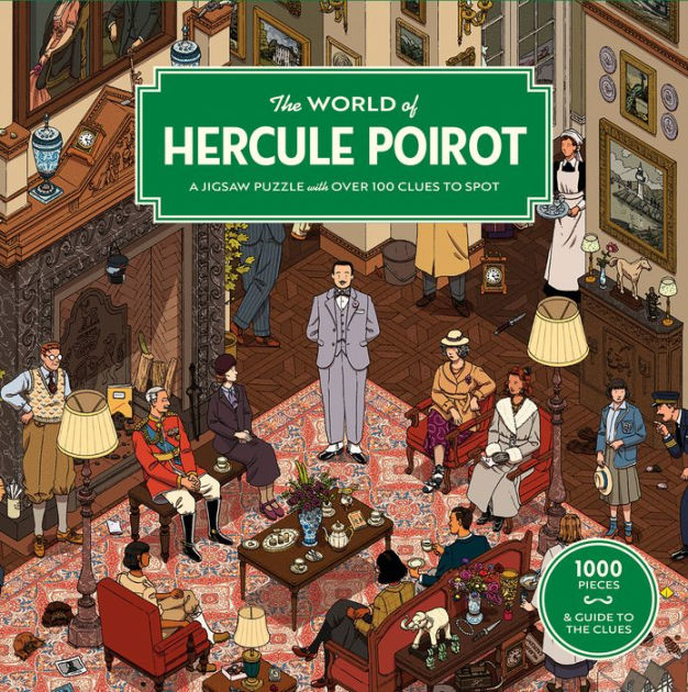 The World of Hercule Poirot 1000 Piece Puzzle: A 1000-piece Jigsaw Puzzle  by Agatha Christie Ltd