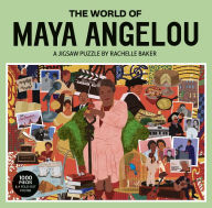 Title: The World of Maya Angelou 1000 Piece Puzzle: A puzzle by Rachelle Baker