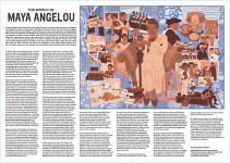 Alternative view 3 of The World of Maya Angelou 1000 Piece Puzzle: A puzzle by Rachelle Baker