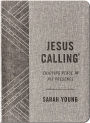 Jesus Calling, Textured Gray Leathersoft, with Full Scriptures: Enjoying Peace in His Presence (a 365-day Devotional)
