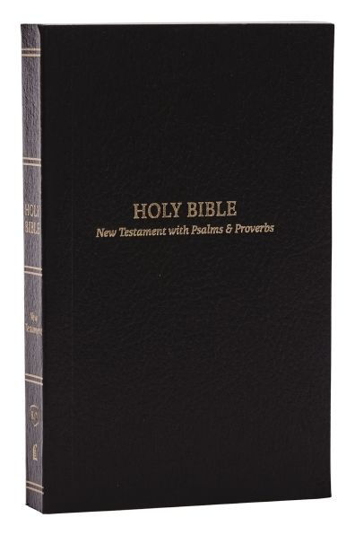 Kjv Holy Bible Pocket New Testament With Psalms And Proverbs Black