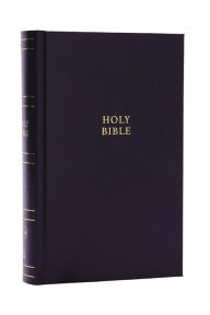 Title: NKJV Personal Size Large Print Bible with 43,000 Cross References, Black Hardcover, Red Letter, Comfort Print, Author: Thomas Nelson
