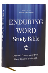 Title: Enduring Word Study Bible: Pastoral Commentary from Every Chapter of the Bible (NKJV, Hardcover, Red Letter, Comfort Print), Author: Thomas Nelson