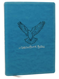 Title: The Sketchbook Bible: The Complete Bible with Hundreds of Illustrations (NKJV, Teal Leathersoft, Red Letter, Comfort Print), Author: Thomas Nelson