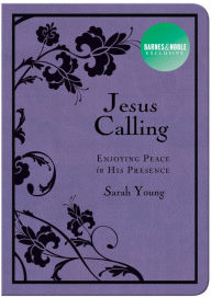 Jesus Calling: Enjoying Peace in His Presence (Deluxe Purple Black) (B&N Exclusive Edition)