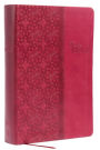 KJV Study Bible, Large Print, Leathersoft, Red/Pink, Red Letter: Second Edition