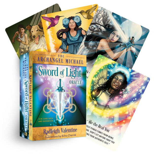 Grunde lysere vi The Archangel Michael Sword of Light Oracle: A 44-Card Deck and Guidebook  by Radleigh Valentine, Echo Chernik, Other Format | Barnes & Noble®