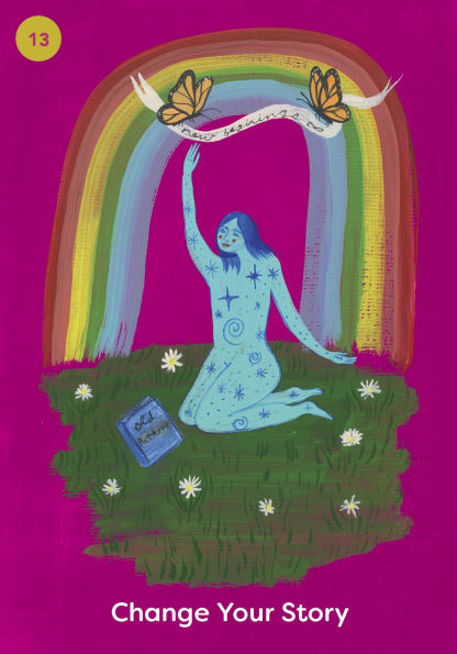 Trust Your Vibes Oracle Cards: A 50-Card Deck with Guidebook