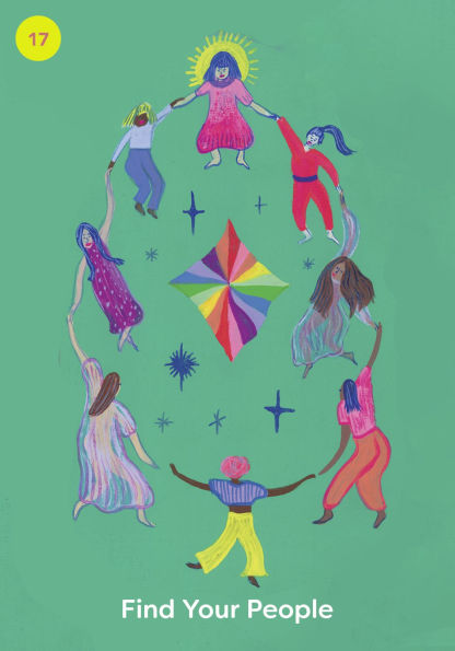 Trust Your Vibes Oracle Cards: A 50-Card Deck with Guidebook