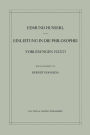 Einleitung in die Philosophie: Vorlesungen 1922/23 / Edition 1