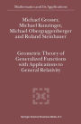 Geometric Theory of Generalized Functions with Applications to General Relativity / Edition 1