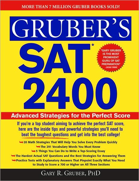 Gary　Gruber,　SAT　Barnes　Perfect　Gruber's　Paperback　by　for　Score　2400:　the　Strategies　Advanced　Noble®