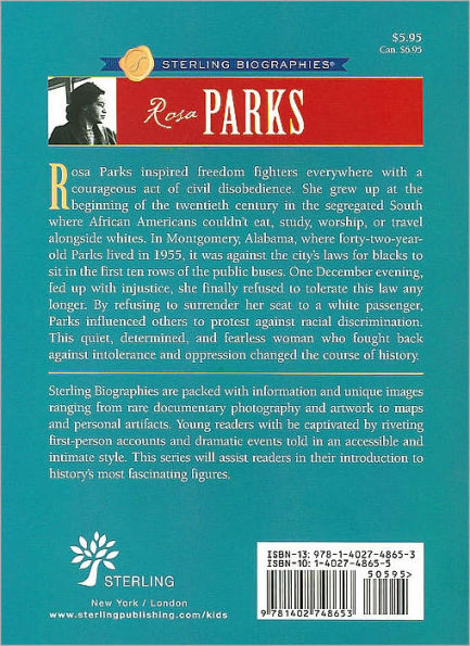 Sterling Biographies®: Rosa Parks: Courageous Citizen